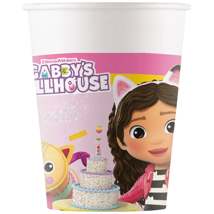 Decorata paperikuppi Gabby's Dollhouse FSC 200ml