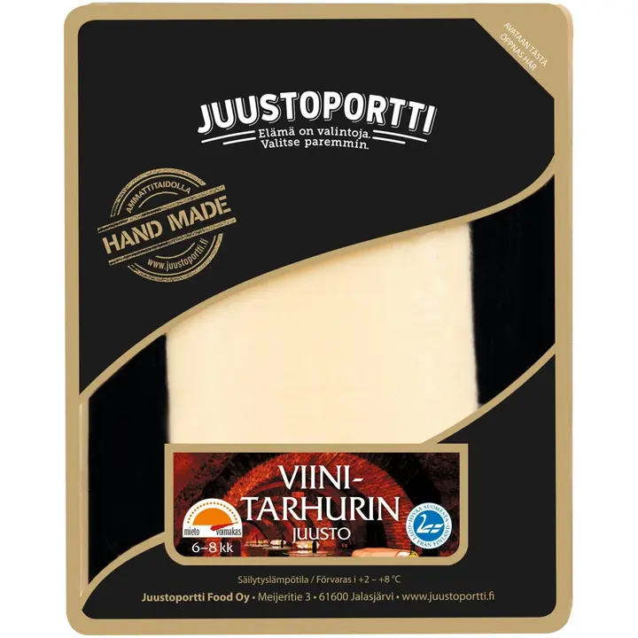 Juustoportti Viinitarhurin juusto 175 g laktoositon
