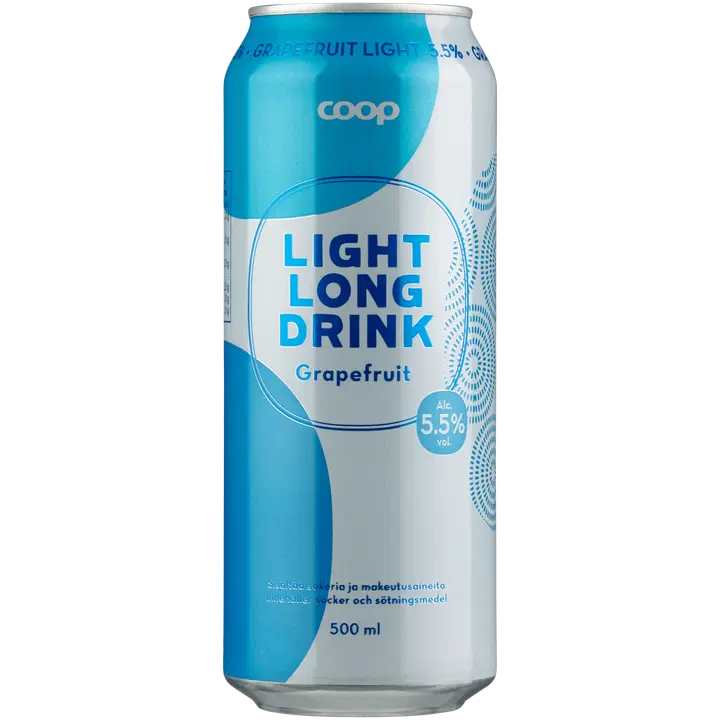 Coop LD Grape Light 5,5 til-% 0,5L greipinmakuinen lonkero