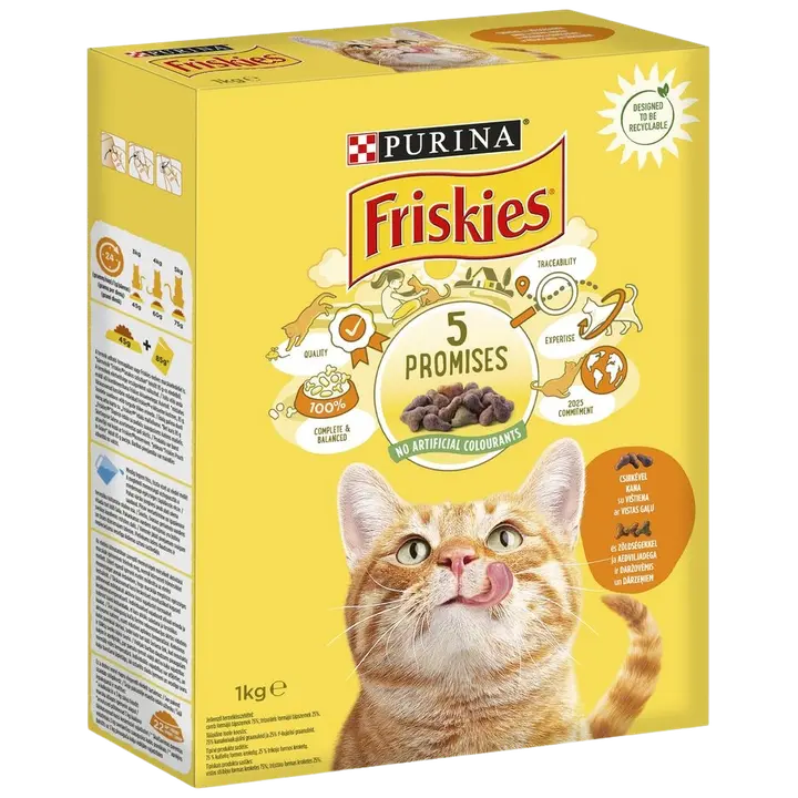 Friskies kuiv kassitoit kana 1kg