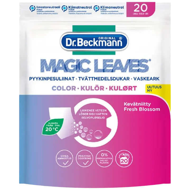 Dr. Beckmann Magic Leaves Pyykinpesuliinat Color