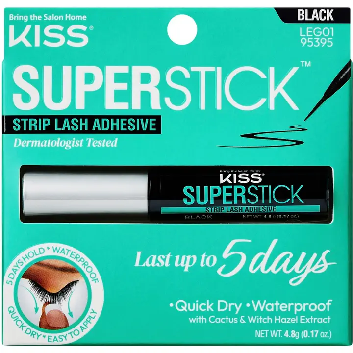 Kiss Superstick - ripsiliima musta 4,8g