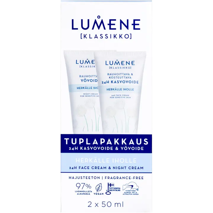 Näokreem Klassikko Sensitive 2x50ml