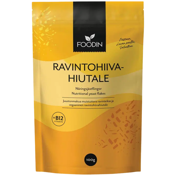 Foodin ravintohiivahiutale +B12 100g