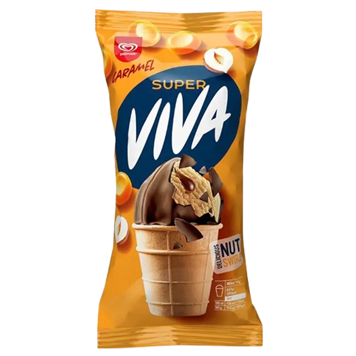 Karamelli-pähklijäätis, 95 g