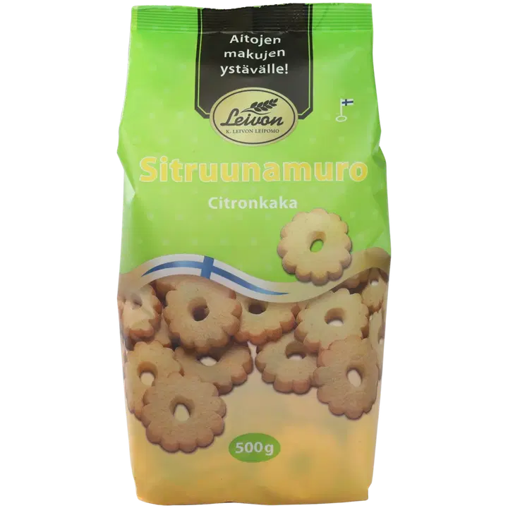 Leivon Sitruunamuro-pikkuleipä 500 g