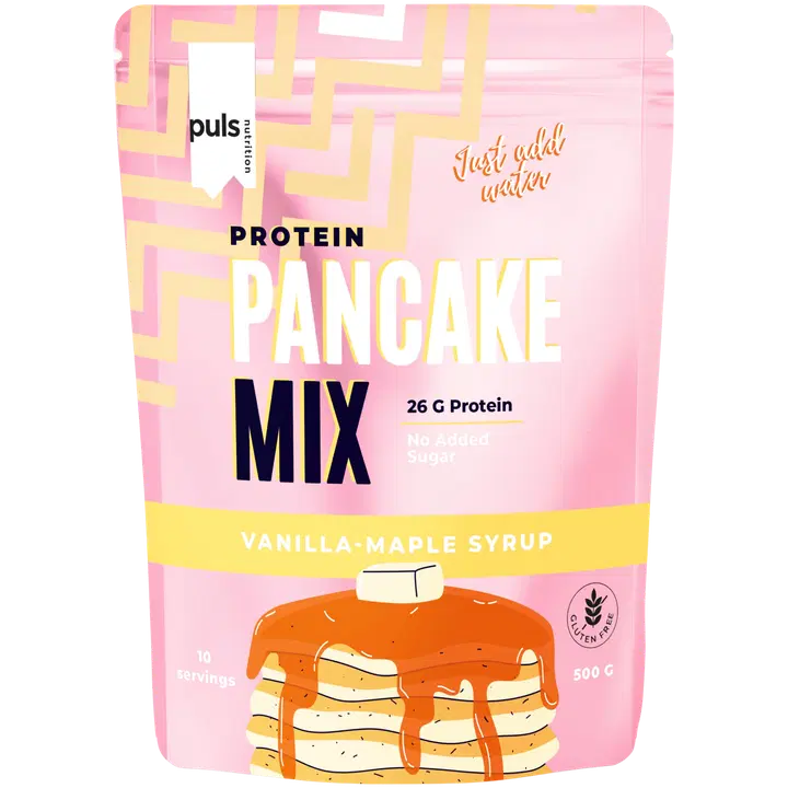Pulsi pannkoogisegu 500g vanilje-vahtrasiirup