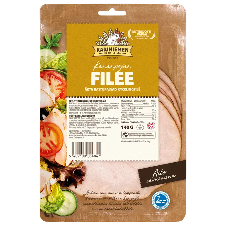 Kariniemen Aito Savusauna kananpojanfilee 140 g