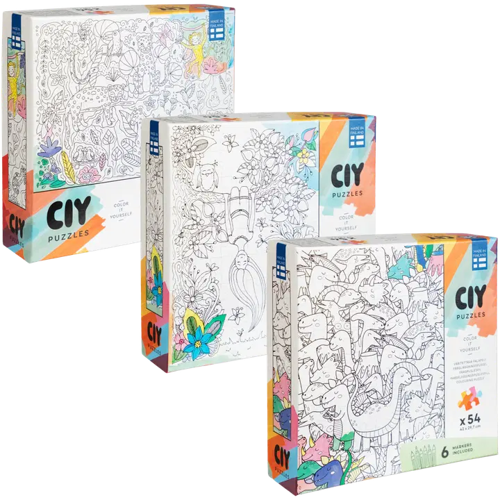 Pusle värvi ise 54 tk markerit