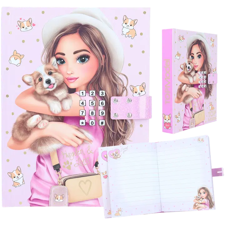 TOPModel Koodillinen & soiva päiväkirja CORGI