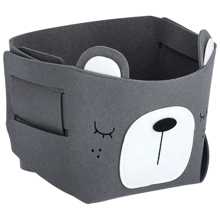 Zeller säilytyskori Nalle huopaa 21x21x17 cm