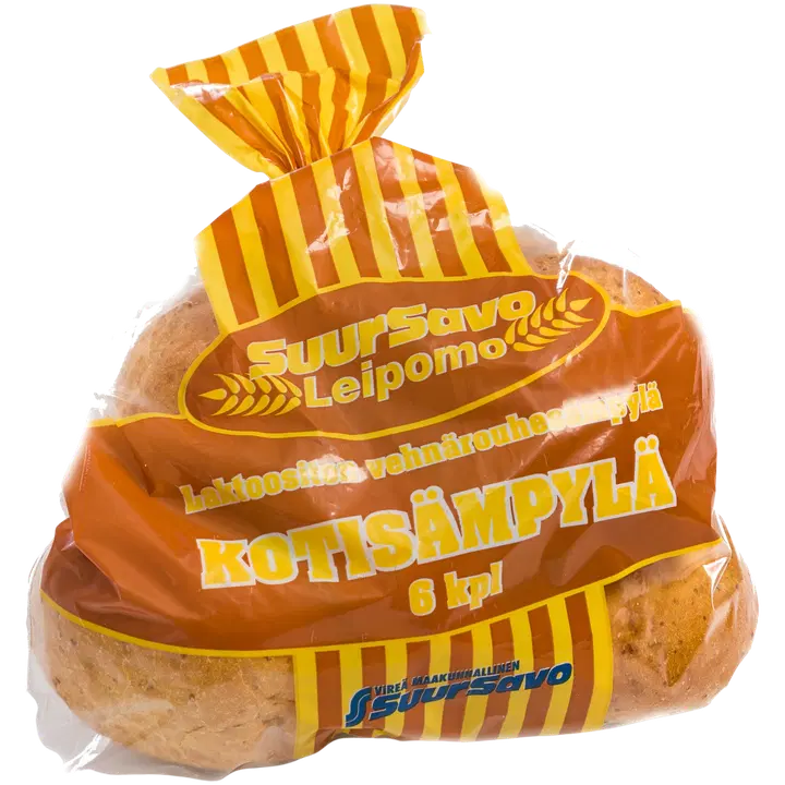 Suur-Savon leipomo 0,3kg Vehnärouhesämpylä Kotisämpylä 6 kpl