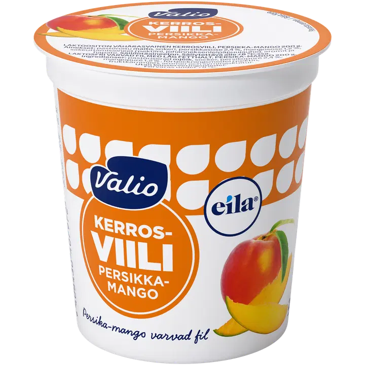 Valio kerrosviili persikka-mango 1 % laktoositon 200 g