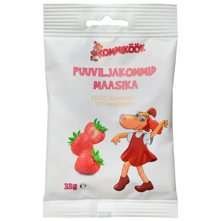 Lotte Kommiköök puuviljakommid, maasika 35g