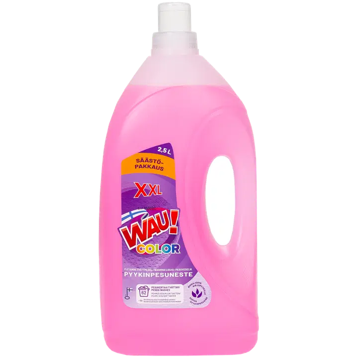WAU! Pyykinpesuneste Color XXL Värillisille tekstiileille 2,5 L