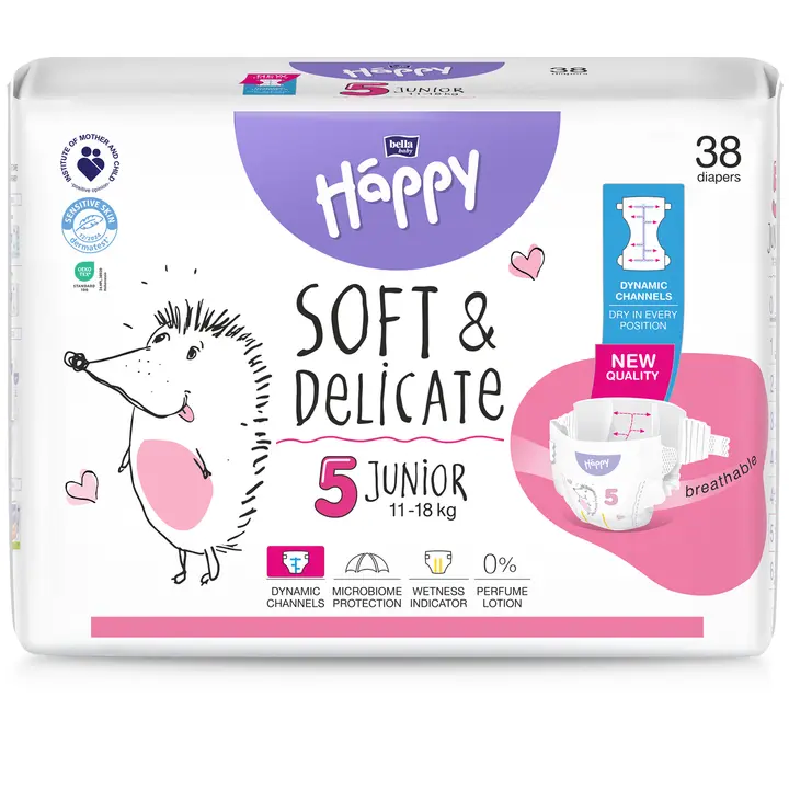 Happy Diapers Bella Junior 5 teippivaippa 38 kpl 11-18 kg