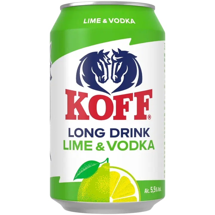 Koff Long Drink Lime  5,5 til-% tölkki 0,33 L
