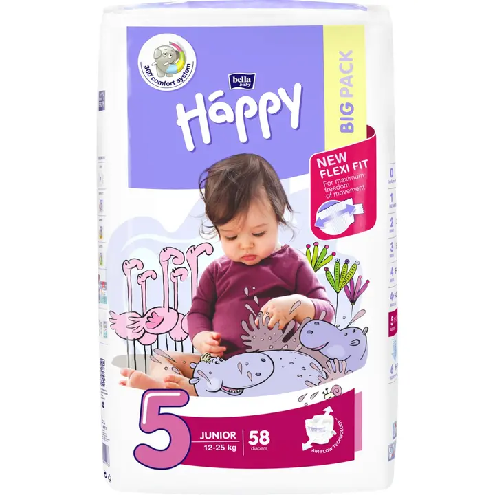 Happy junior big pack teippivaippa 12-25kg