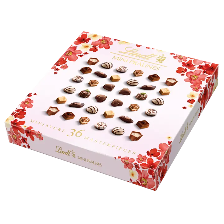 Lindt MINI PRALINES valikoima minikonvehteja 180g