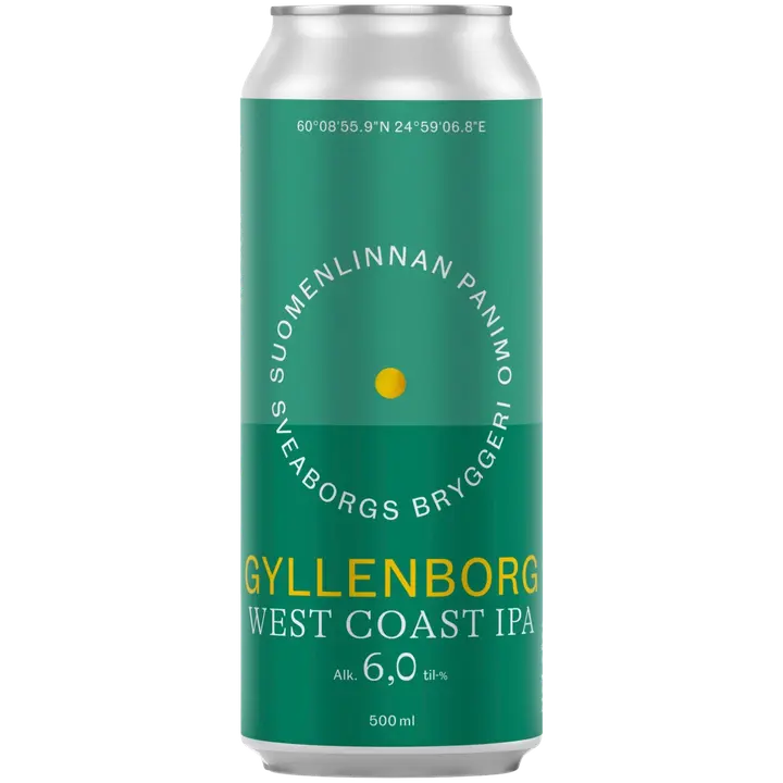 Suomenlinnan Panimo Gyllenborg Westcoast IPA 6% 50cl tölkki