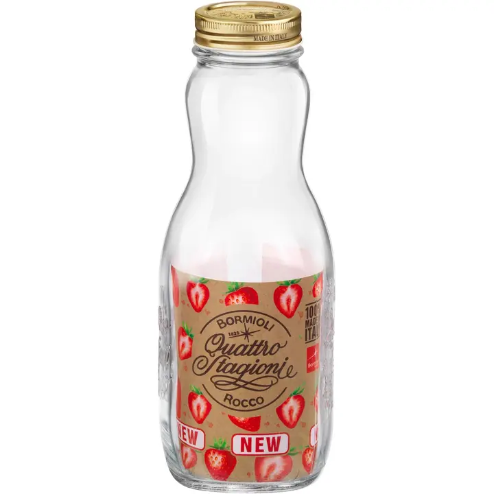 Bormioli Rocco lasipullo kierrekannella Quattro 1 l