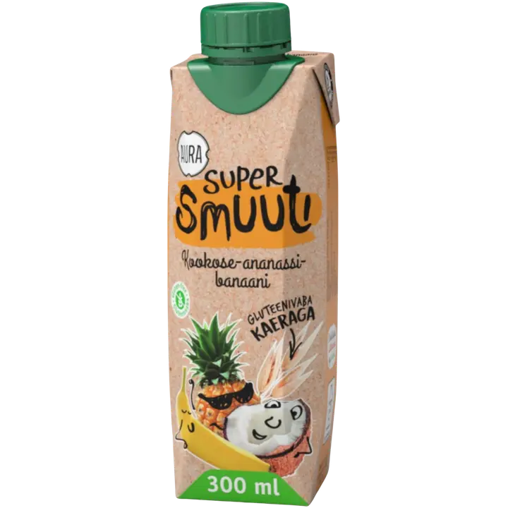 Aura supersmuuti kookose-ananassi-banaani 300ml