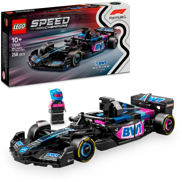 LEGO® Speed Champions BWT Alpine F1® Team A524 kilpa-auto 77248