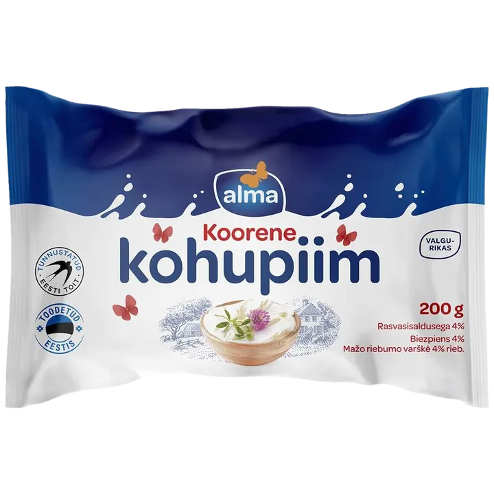 Alma kohupiim 4% 200g