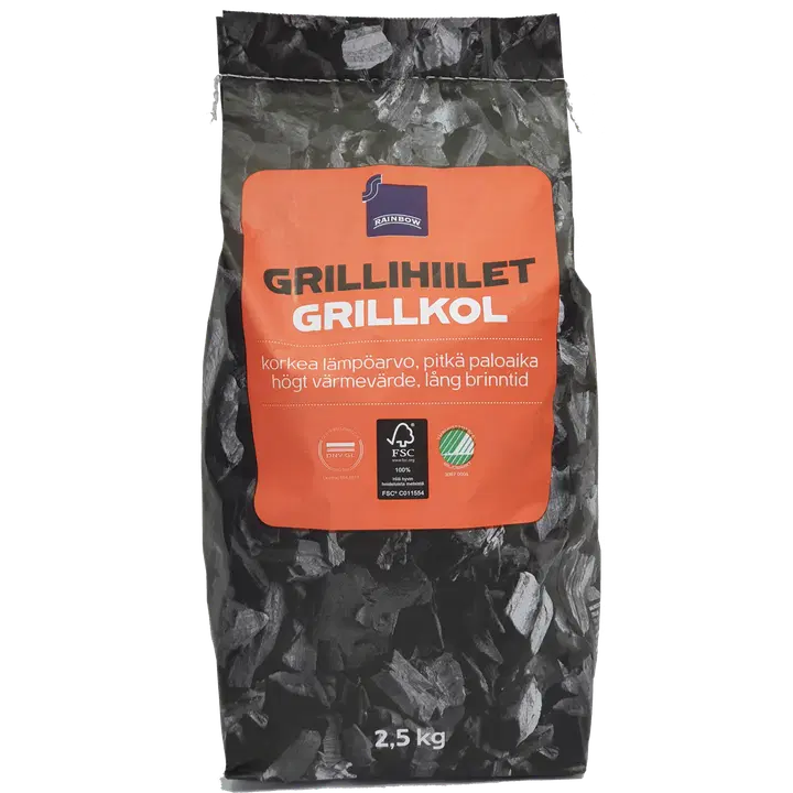Rainbow grillihiili 2,5 kg