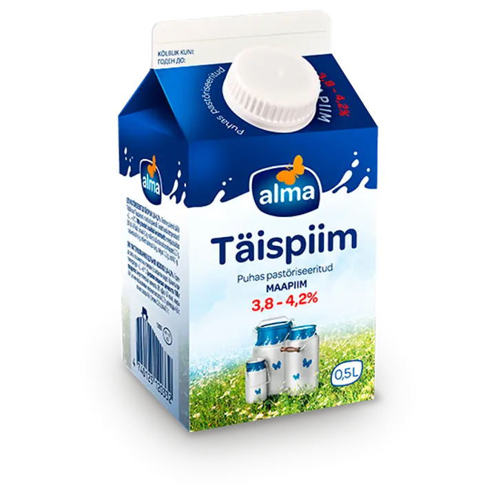 Alma täispiim 3,8-4,2% 0,5l