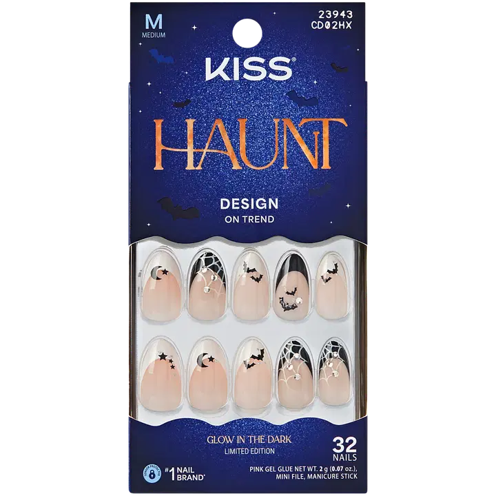 Kiss Halloween nails - HalloQueen 28kpl