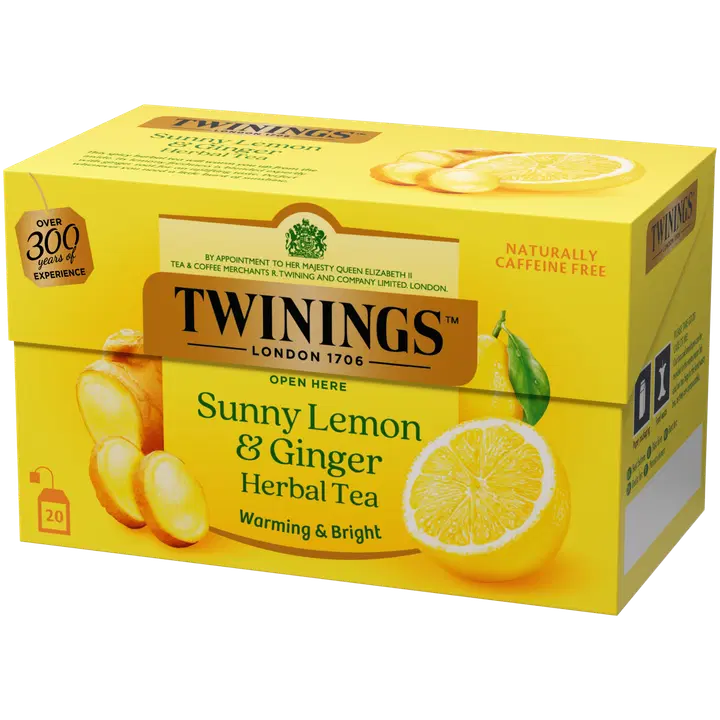 Twinings Sunny Lemon & Ginger yrttitee 20x1,5g