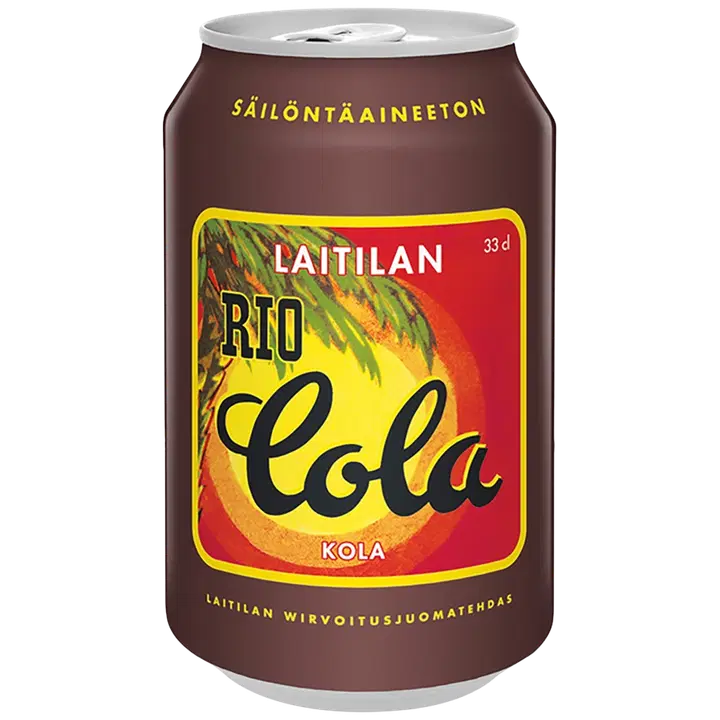 Laitilan Rio Cola 0,33L kolanmakuinen limonaadi