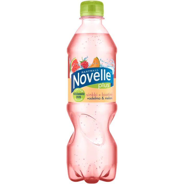 Hartwall Novelle Plus Summer Limited Edition Vadelma-Meloni 0,5 l