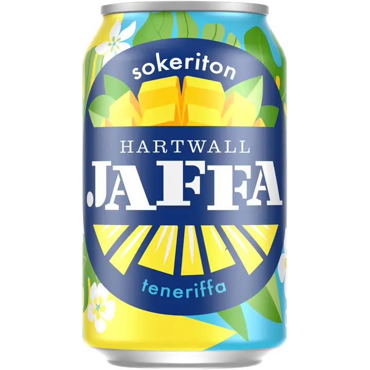 Hartwall Jaffa Teneriffa Sokeriton virvoitusjuoma 0,33 l