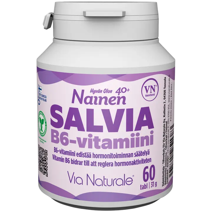 Hyvän Olon Nainen 40+ Salvia+B6 vitamiini 60 tabl Via Naturale