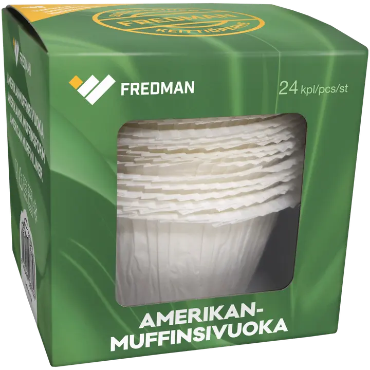 Fredman Amerikanmuffinsivuoka 24kpl