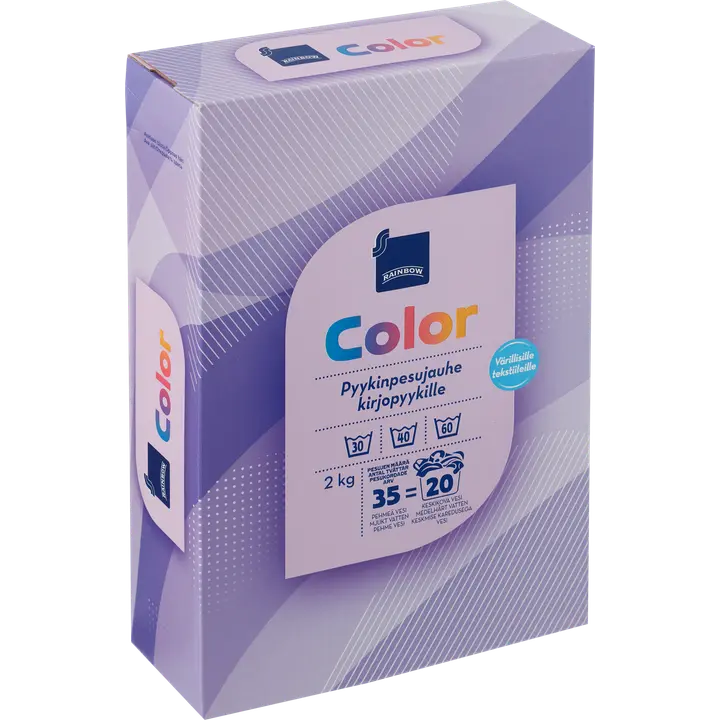 Rainbow pyykinpesujauhe kirjopyykille 2kg