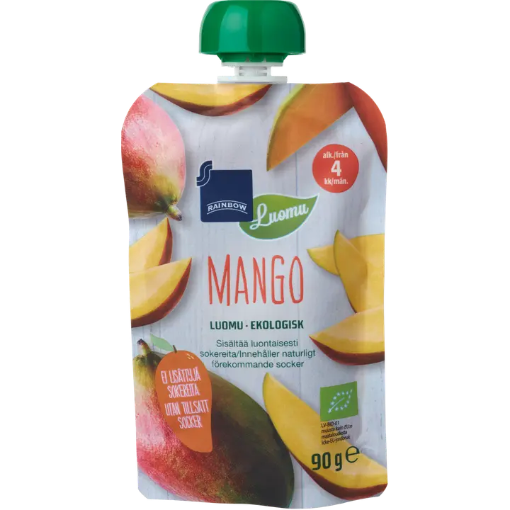 Rainbow mangopüree 90 g, alates 4-elukuust