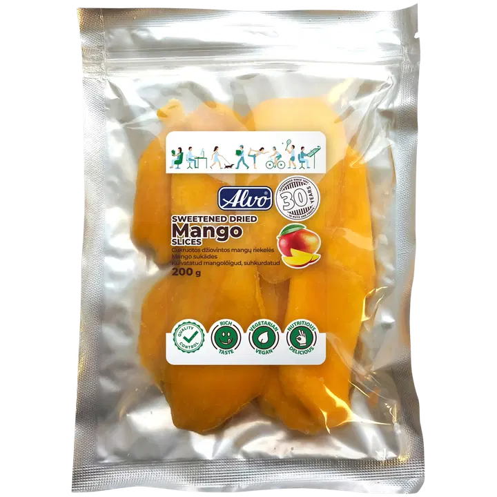 Alvo Kuivatatud Mango viilud 200g