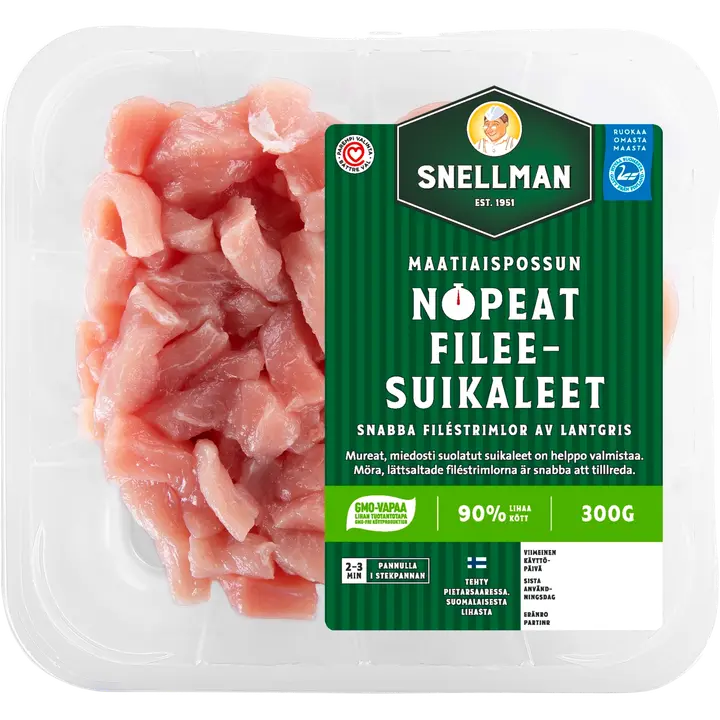 Snellman Maatiaispossun nopeat fileesuikaleet 300g