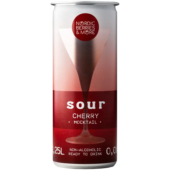 Nordic B cherry sour alkoholivaba kokteil 0% 250ml
