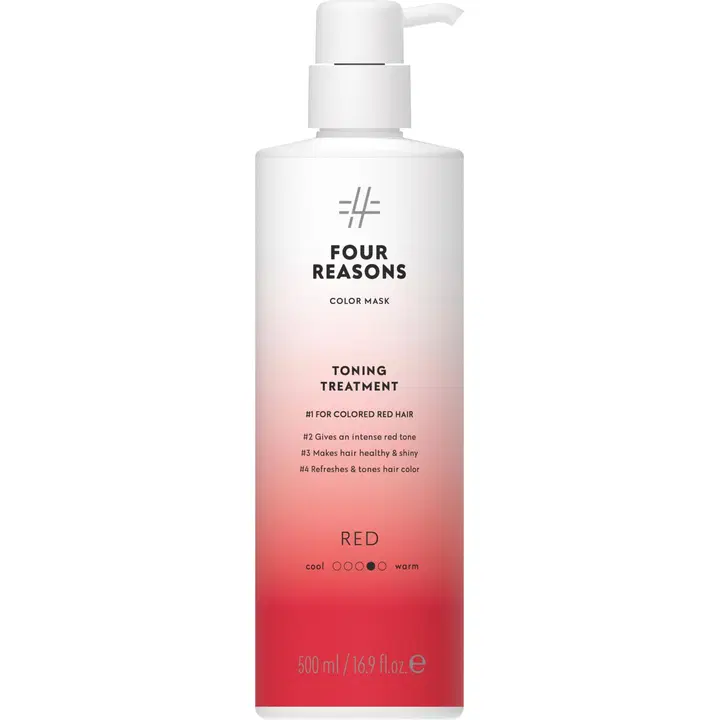 Four Reasons Color Mask Toning Treatment sävyttävä tehohoito Red 500 ml