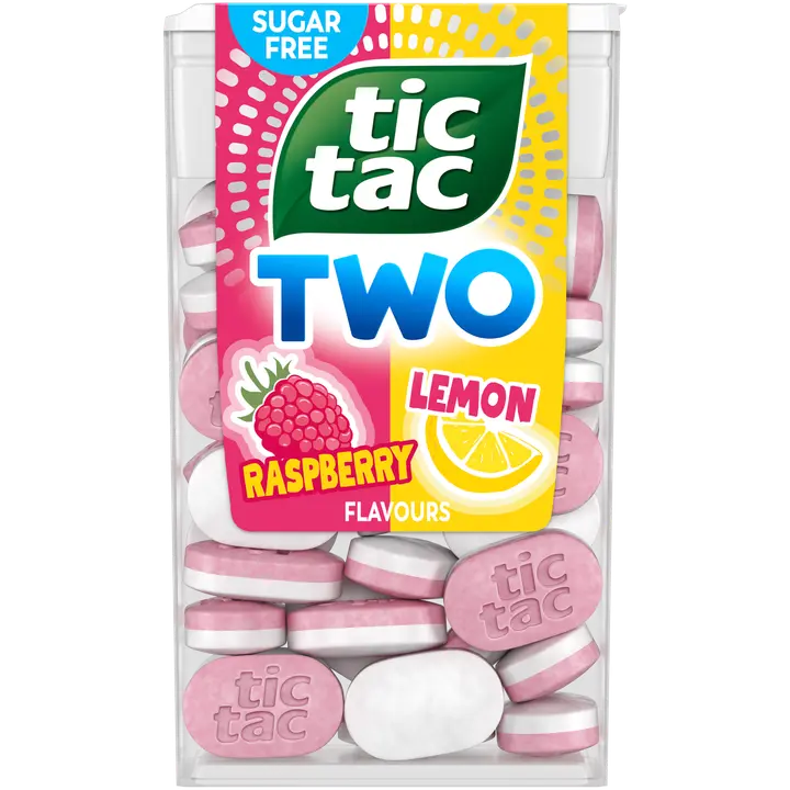 Tic Tac Two pastillid vaarika-sidrunimaitselised 38,5g