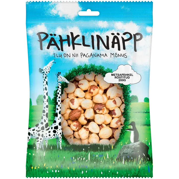 Pähklinäpp röstitud metsapähklid 200 g