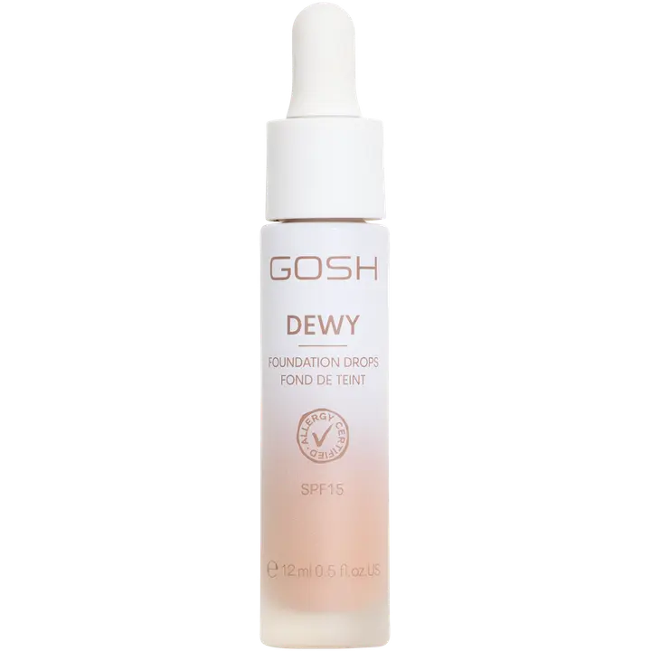 Gosh Dewy Foundation Drops 008 Tan meikkivoide 12ml
