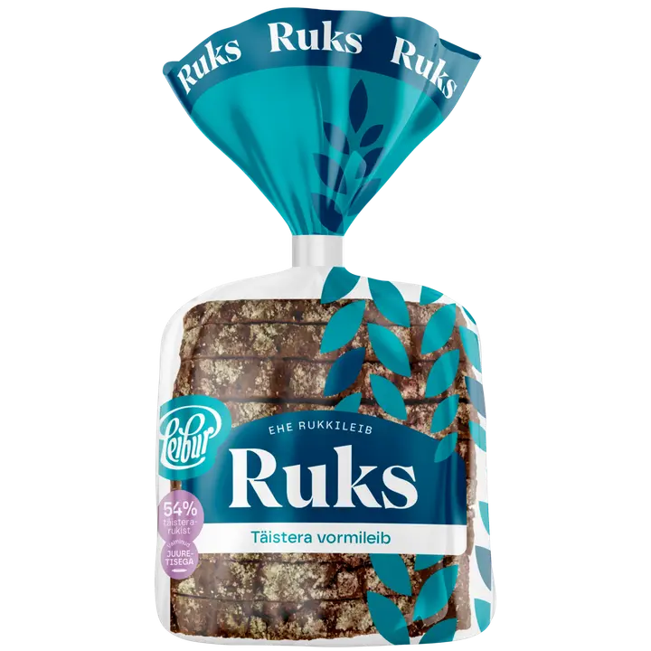 Leibur Ruks Täistera Vormileib 300 G