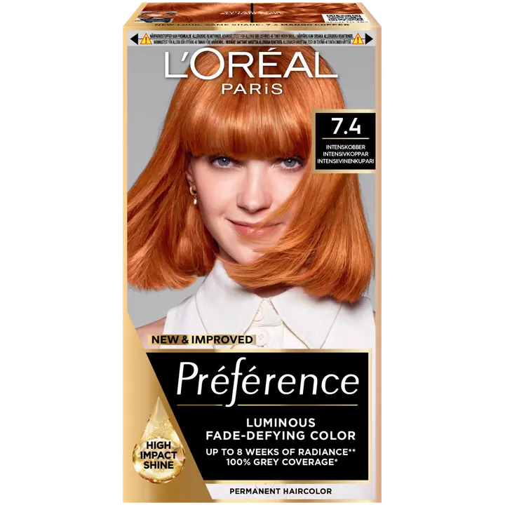 Juuksevärv Loreal Preference Mango Copper 7.4