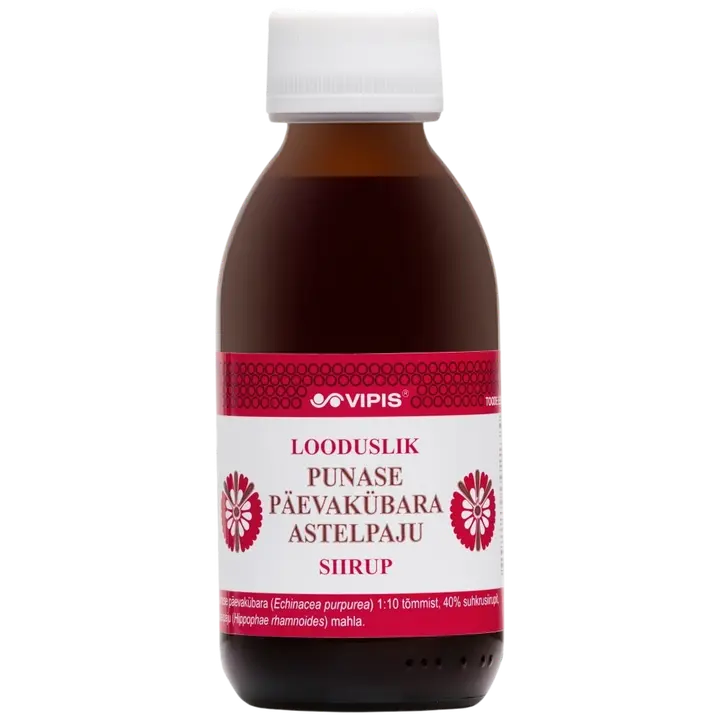 Vipis punase päevakübara-astelpaju siirup 150 ml
