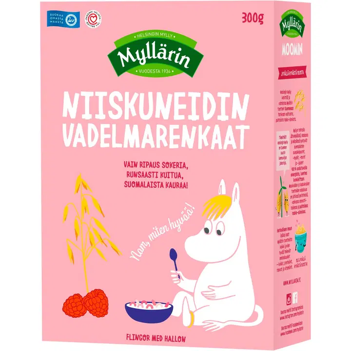 Myllärin Vadelmarenkaat 300 g